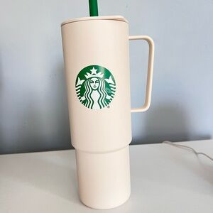 Starbucks × MiiR 2025 Holiday White Handle Tumbler 32oz Limited Edition